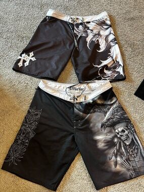 Affliction Swim Shorts Size 40